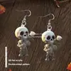 Brincos Acrílicos Fofos e Charmosos de Aniversário de Rosa Adequados para Brincos de Acrílico, Design de Esqueleto Durável