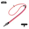 Cordón Transfronterizo para Teléfono Móvil Cruzado 8mm Cordón Tejido para Teléfono Móvil Desmontable Tres en Uno Cordón de Muñeca Cordón Anti-Pérdida