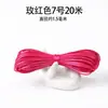 Não. 7 Nós Chineses Corda Vermelha Resistente à Abrasão Criptografia 10m / 20m Poliéster Não Elástico Fio Vermelho Corda de Mão Material Tecido à Mão