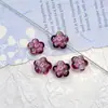 Hecho a Mano Lámina de Plata Triturada Arena Dorada Pétalos Flores Cuentas de Vidrio DIY Collar Pulsera Colgante Accesorios En Stock Envío 48h