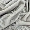 Tela de Felpa Imitación Piel de Visón Azul Plateado Teñido Bicolor de 12 mm para Ropa y Fabricación de Muñecas