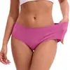 Suministro Especial Transfronterizo Panties Europeos y Americanos Sin Costuras Control de Abdomen Levanta Glúteos Cintura Media-Alta Bikini Triangular para Mujer