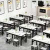 Juego de mesa y sillas para comedores comerciales, mesas de desayuno, mesas y sillas de restaurante, mesas de comida rápida y mesas y sillas de cafetería