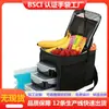 Bolsa de almuerzo portátil para picnic al aire libre con bolsa de hielo fresca de tela Oxford con aislamiento de papel de aluminio