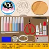 Kit de Ferramentas e Materiais de Esmalte Cloisonné para Fazer um Conjunto Completo de Pinturas Coloridas com Areia DIY para a Aula de Artesanato do Patrimônio Cultural Imaterial da Escola