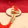 Monedas de los Cinco Emperadores Nudo Chino Decoración para Puerta para Dormitorio y Cocina, Nudo Propicio Colgante Creativo de Paz, Artesanía de Cobre