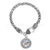 Aliexpress Más Vendido Colgante de Aleación Delta Sigma Theta Sigma Equipo Pulsera Retorcida Bsk