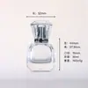 Em estoque: Frasco de perfume de vidro de 15ml, frasco vazio, frasco de recarga portátil de alta qualidade, frasco spray de perfume, frasco de vidro