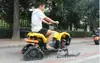 Moto de Neve a Gasolina, Trenó de Neve, Quadriciclo de Quatro Rodas, Kart, Tubo de Escape Duplo de Alumínio, Motor Três em Um Saída, Off-Road