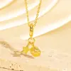 Colar Cruzado Novo Estilo Luxo Leve Esmalte Gota Diamante Cravejado Coração Futebol Flor Nicho Alto Padrão Versátil Corrente para Suéter DIY