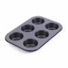 Fábrica Fonte Forma de Aço Carbono Espessada Antiaderente Forma de Bolo Utensílios de Cozimento Multifuncionais 6 Furos 12 Furos 24 Furos Assadeira