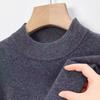 Suéter Tommy Genuino 100% Cachemir Puro Invierno Engrosado Suéter de Lana para Hombre Cuello Alto Medio Suéter de Punto para Base Ropa de Papá