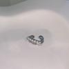 Moda simples floco de neve orelha de elfo sem piercing clipe de osso da orelha nicho brincos pendentes de orelha de alta qualidade brincos para mulheres