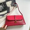 Bolso casual de moda estilo coreano, estilo para ir al trabajo, bolso pequeño cuadrado para el hombro para mujer, color liso, bolso de hombro chic y artístico