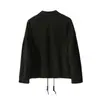Jaqueta elegante de triacetato leve de alta qualidade, top curto casual slim-fit com lapela, nova moda feminina outono 2026