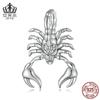 Aifule plata esterlina original s925 oxidación personalidad cuentas de escorpión diy pulsera cuentas sueltas cuentas de joyería SCC2509