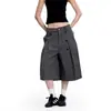 Traje de pantalón cropped plisado a rayas para hombre y mujer, versátil estilo nuevo de verano, casual holgado estilo novio retro americano, pantalón de pierna ancha moderno