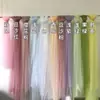 Cortinas de Gasa Color Dopamina Rosa Boda al Aire Libre Recepción de Boda Mesa de Postres Mantel Tela de Fondo para Decoración Fotográfica