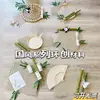 Materiais para pendurar tecelagem de bambu jardim de infância parque temporada de volta às aulas criação ambiental decoração sala de aula com hall corredor chapéu de bambu bambu