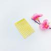 Pente de cabelo de dente fino de onda de cobre eletroforese galvanoplastia cocar acessórios de inserção de cabelo pente de cabelo roupas han estilo antigo faça você mesmo pente de inserção de dez dentes