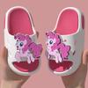 Pantuflas Little Pony para Niñas Verano Nuevo Dibujos Animados para Niños Hogar Exterior Antideslizantes Sandalias para Niñas