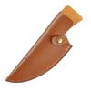 Set de cuchillos desolladores de cuero de vaca de dos capas personalizado Cuchillo de cocina pequeño de chef Set de cuero PU Set de cuchillos portátiles para exteriores engrosado Set de cuchillos de cuero