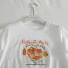 Te encantará tan pronto como lo recibas~ Camiseta de Manga Corta con Estampado de Dibujos Animados para Mujer, Verano 2026, Ajustable con Cordón, Delgado, Casual, Versátil, Top Corto