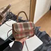 Bolso Casual de Cuadros con Personalidad Fresca y Dulce, Bolso de Hombro Moderno y con Estilo, Bolso Cruzado Sencillo, Bolso Urbano para Mujer