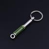 Chaveiro de metal criativo turbo engrenagem cubo disco de freio amortecedor pinça chaveiro do carro pingente atacado