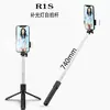 Bastão de selfie Bluetooth para celular R1S mais vendido, tripé de chão integrado para tirar fotos ao vivo, artefato