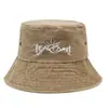 Sombreros de Pescador al por Mayor de Fábrica Hechos de Tela de Mezclilla con Logos Bordados y Otras Características de Protección Solar, Adecuados para Adultos, Casuales y Versátiles