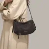 Bolsa Saco Feminina 2026 Nova Bolsa Transversal Outono/Inverno Bolsa Feminina de Couro Genuíno Moda de Alto Padrão Bolsa de Ombro