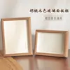 Impresión de fotos más soporte de exhibición de marco de fotos sentir lavado fotos hechas en marco de fotos marco vacío 6 pulgadas 7 pulgadas 8 pulgadas para colgar en la pared personalizado