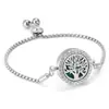 Pulsera de Aromaterapia, Pulsera de Perfume Ajustable Hueca, Pulsera Difusora de Aceites Esenciales, Pulsera Joya con Núcleo de Algodón Reemplazable, Varios Estilos al por Mayor