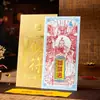 Pegatina para Teléfono Móvil de la Montaña Wutai Guan Er Yue Guan Gong, Amuleto de Protección del Dios de la Riqueza Wu, Tarjeta de Buena Suerte, Tarjeta de Dinero para Mejorar la Fortuna del Santo Señor Guan Di
