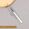 Pinzas de Acero Inoxidable 304 Anti-Yodóforo Pinzas Médicas en Forma de Pistola para Vendajes Arte del Té Herramientas para Jardinería Acuática Pinzas Espesadas 403