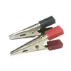 Suministro directo de fábrica clip de cocodrilo negro rojo mango doble grande L52MM clip de batería clip de corriente clip pequeño