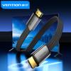 Suministro Directo de Fábrica Weixun serie ALK línea HDMI-A macho a macho 8K HD línea plana tejida de nailon Negro 2 m