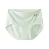 Roupa Íntima Feminina Modal de Cintura Alta Algodão Total Antibacteriana Gancho Estendido Novo 2025 Sem Costura Não Aperta Nádegas Cueca Boxer Triângulo