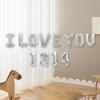 TE AMO traje de letras de globo de aluminio 1314 confesión de día de San Valentín decoración de habitación de boda decoración de habitación digital