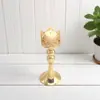 Portavelas con Forma de Corona de Cintura Delgada Estilo Europeo de Lujo Ligero Transfronterizo Accesorios para Fotografía de Bodas Portavelas de Metal Adornos Fabricante