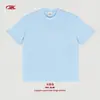 Camiseta Básica Pesada para Hombre de Algodón 100% 305g, Marca de Moda Camiseta Holgada Estilo Americano, Color Sólido Manga Corta para Adolescentes.