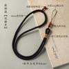 Cordão para celular feminino longo com suporte no pescoço masculino fivela de anel resistente a quedas pingente de Bodhi corda trançada à mão pingente de corda anti-perda para celular