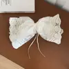 Estilo Coreano Nuevo Super Hada Encaje Lazo Cinta Pinza de Garra Elegante Parte Trasera de la Cabeza Recogido Pinza de Tiburón Pinza para el Cabello Accesorios para el Cabello para Mujeres