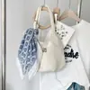 Pañuelo Pequeño Vintage Francés de Algodón y Lino para Mujer, Pañuelo Cuadrado Pequeño para Dedos del Pie, Cinturón Multifuncional para el Cabello, Pañuelo de Seda Decorativo para Fotos en la Playa
