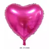 Balão de filme de alumínio de 24 polegadas, amor, estrela de cinco pontas, decoração de casamento, decoração de festa de aniversário, cenário, suprimentos de casamento em forma de coração