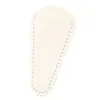 Tijeras portátiles para recortar cejas funda protectora de cuero herramientas de belleza almacenamiento de cuero bolsa de cuero tijeras de punto de cruz pinzas para pestañas cubierta