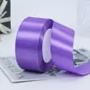 Fita de Cetim Transfronteiriça 4cm 22m Embalagem Caixa de Presente Embalagem para Caixa de Doces de Casamento com Laço DIY Feito à Mão Fita Colorida Bolo