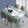 Mantel a Cuadros Estilo Nórdico Minimalista de Moda Impermeable y Fácil de Limpiar Cubierta de Mesa de Peva Tapete de Mesa a Prueba de Aceite Mantel