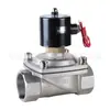Válvula Solenoide de Acero Inoxidable Serie 2S de Acción Directa Fabricante Senya Tipo Cable de Plomo Normalmente Abierta / Tipo Caja de Conexiones